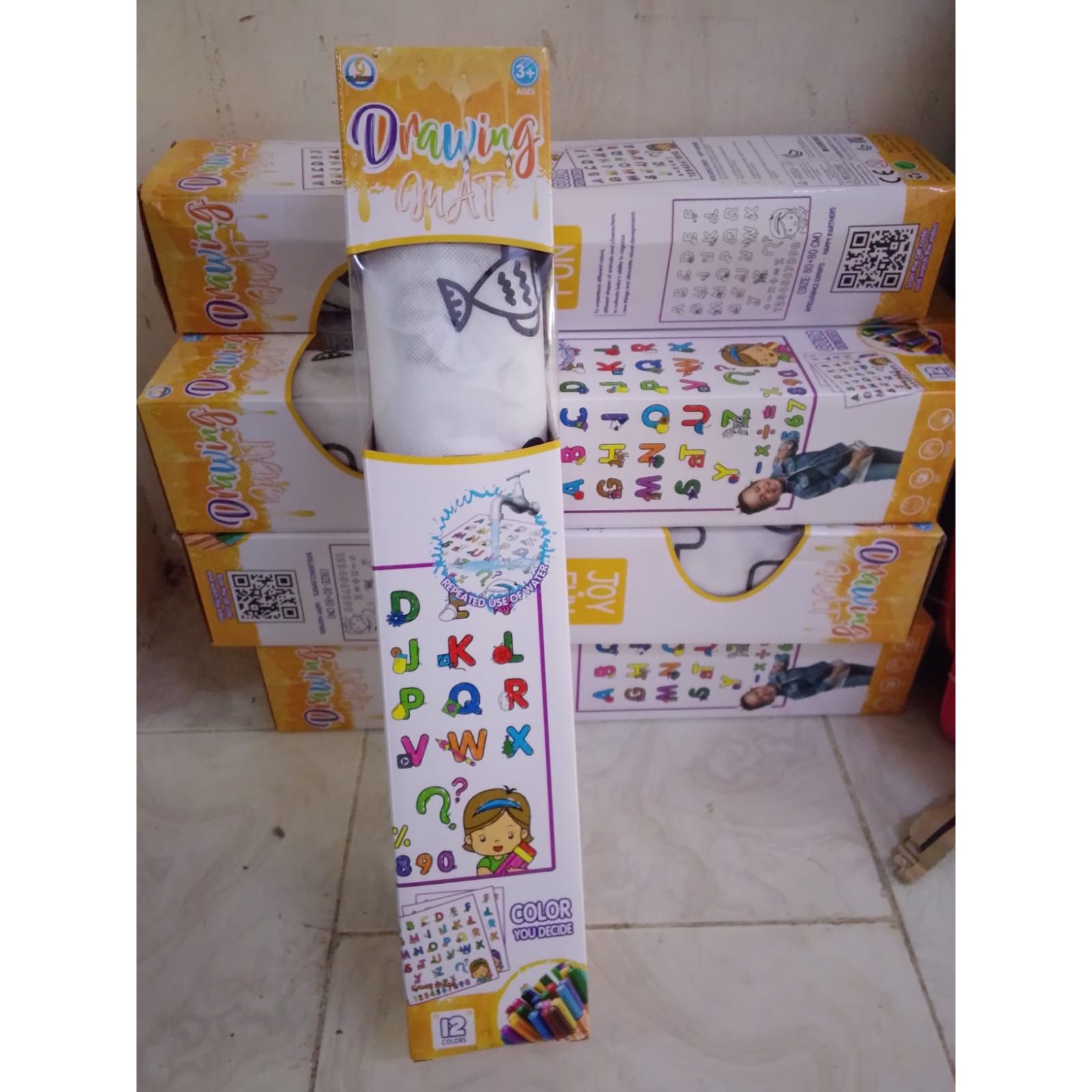 Mat Drawing With Color Drawing Mat With 12 Colors | Reusable Kids Art Mat – The Toy Factory