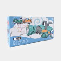 8-Hole Automatic Bubble Gatling Gun with Fan Function