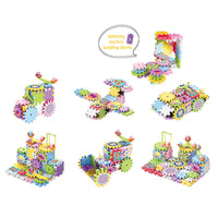 165-Piece DIY Electric Building Block Set with Gears