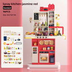 96Pcs Spraying Kitchen Playset With Light & Sound Feature