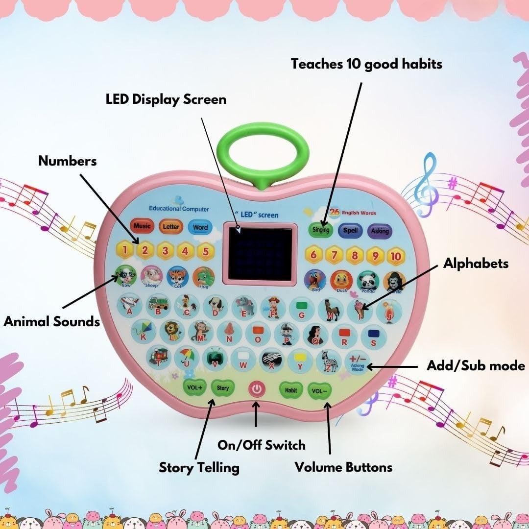 Educational Mini Computer | ABC & Spelling Learning Tablet