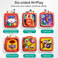 6-in-1 Montessori Multifunctional Activity Cube