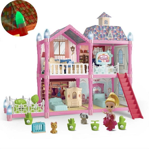 Villa Role Play Set | 112 Pcs House Build Toy 