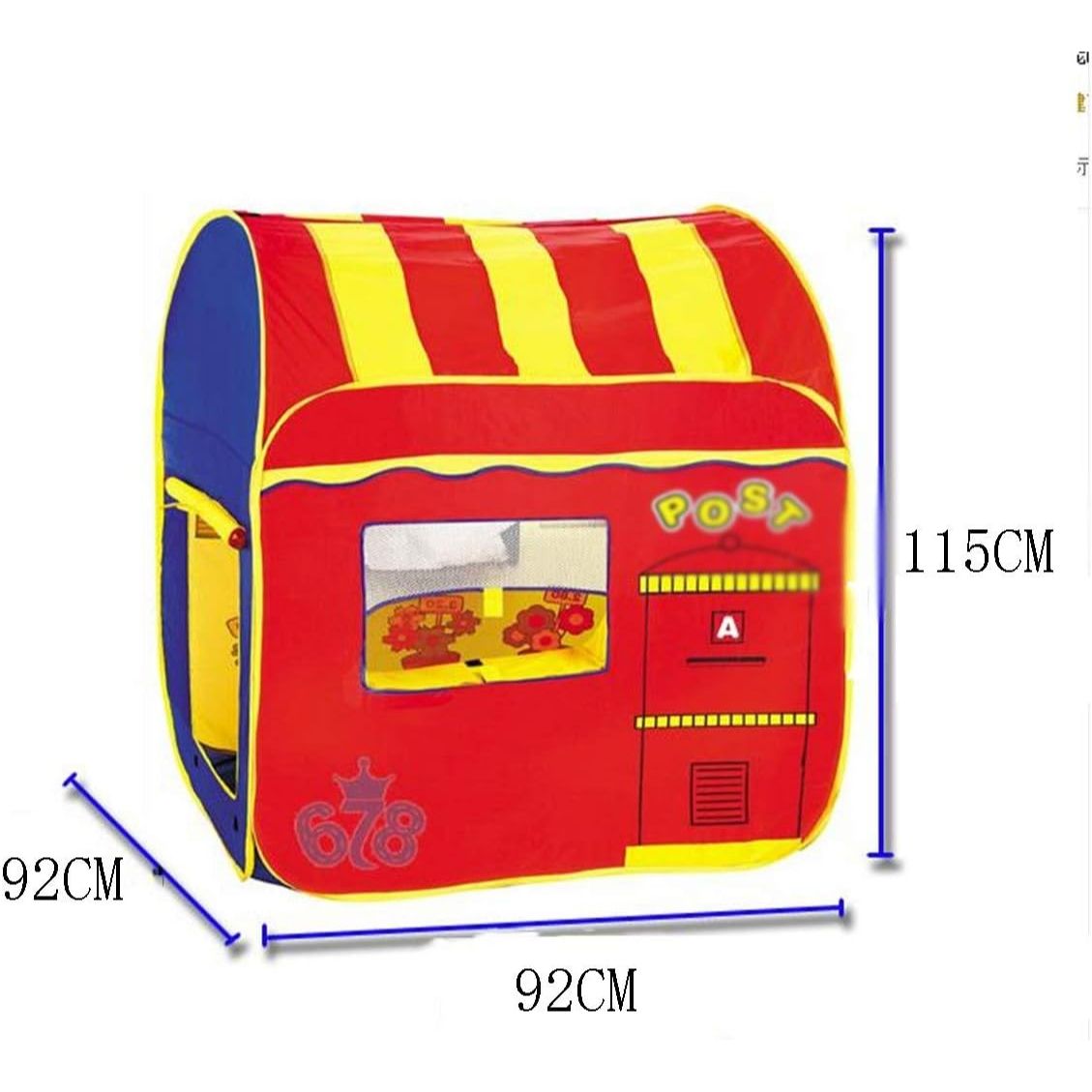 Portable Supermarket & Post Office Tent House For Kids