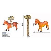 Soft Rubber Farmhouse Horse Toy Plush With Sound Effects