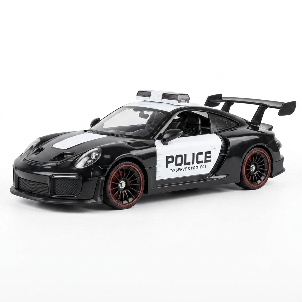 RC Porsche Drift Car with Rechargeable Battery & LED Lights