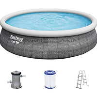 BESTWAY Inflatable Pool Set Above Ground With Filter Pump 