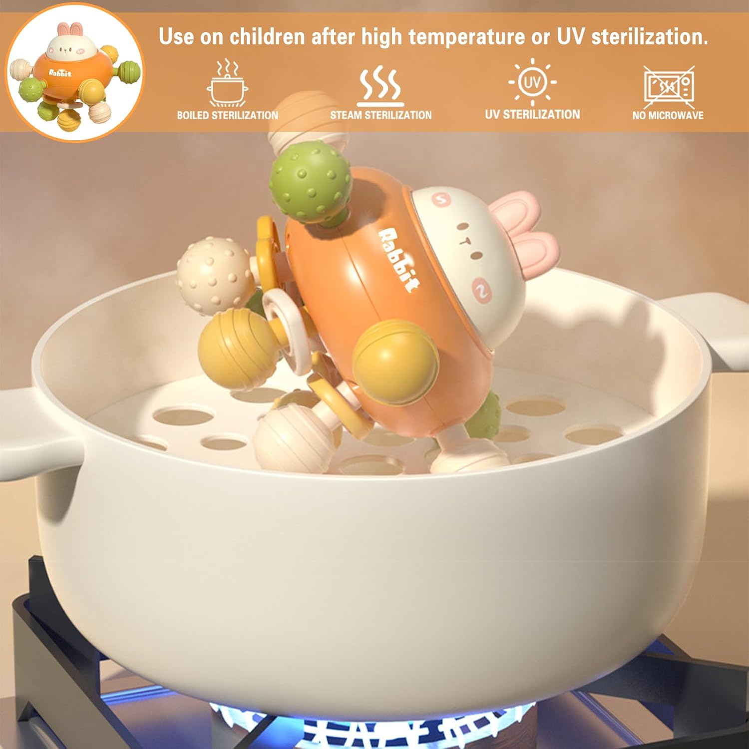 Multifuctional Toy Manhattan Ball Rabbit | Multifunctional Toy For Baby – The Toy Factory