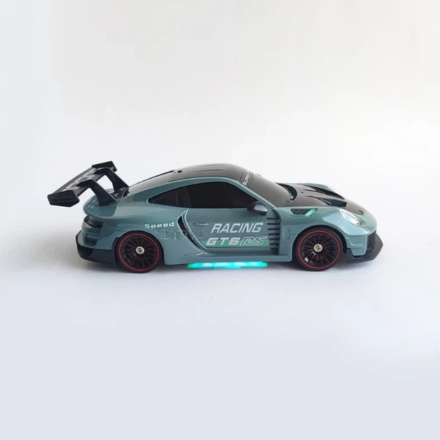 RC Porsche Drift Car with Rechargeable Battery & LED Lights