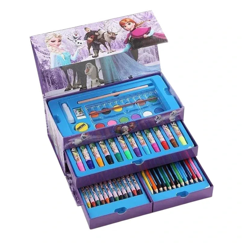 Ultimate 54-Piece Kids Art Studio Box – All-in-One Drawing, Painting & Craft Set for Little Artists