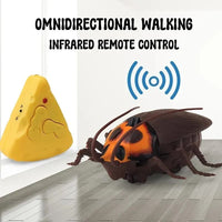 Remote Control Realistic Cockroach | 360 Rotating Creepy RC Cockroach