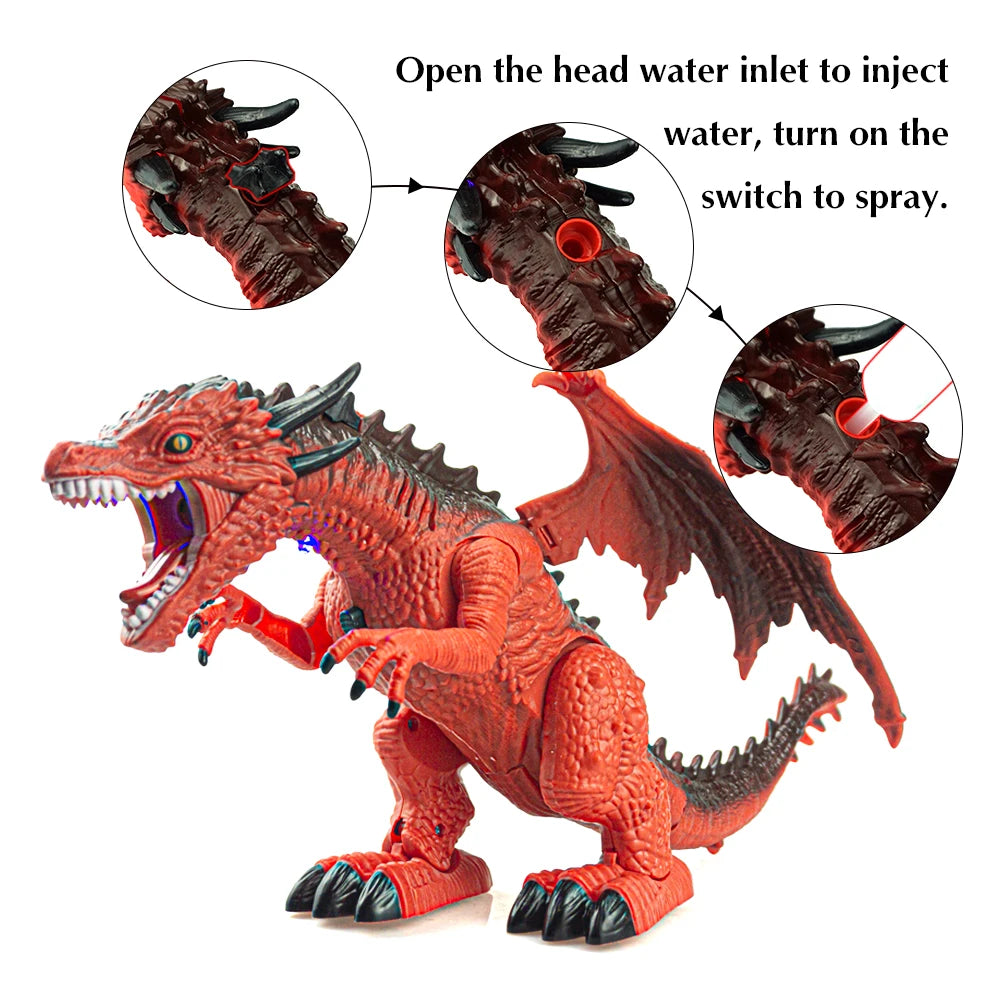 Remote Control Spray Dinosaur | Water Spray Dinosaur Toy