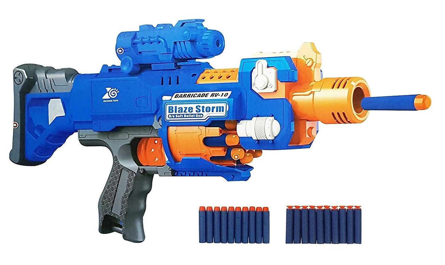 Blaze Storm Rotating Barrel Foam Dart Blaster