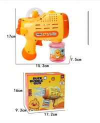 Duck Bubble Gun with LED Lights & Sound Effects