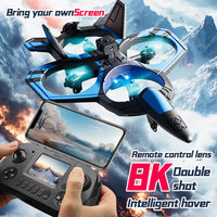 4DRC RC Fighter Jet Drone with HD Camera & Live Transmission