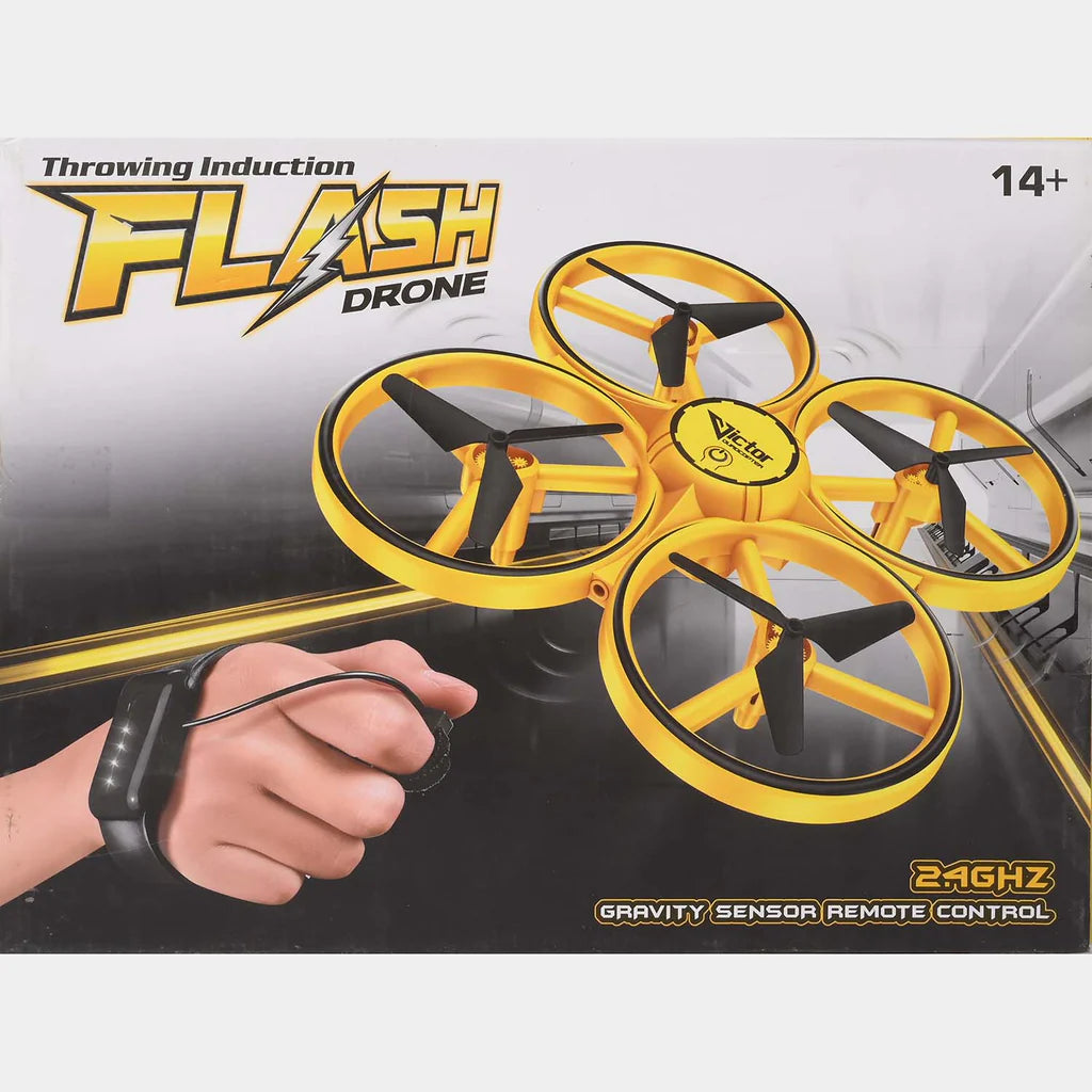 Flash Induction Drone | Hand Gesture & RC Control