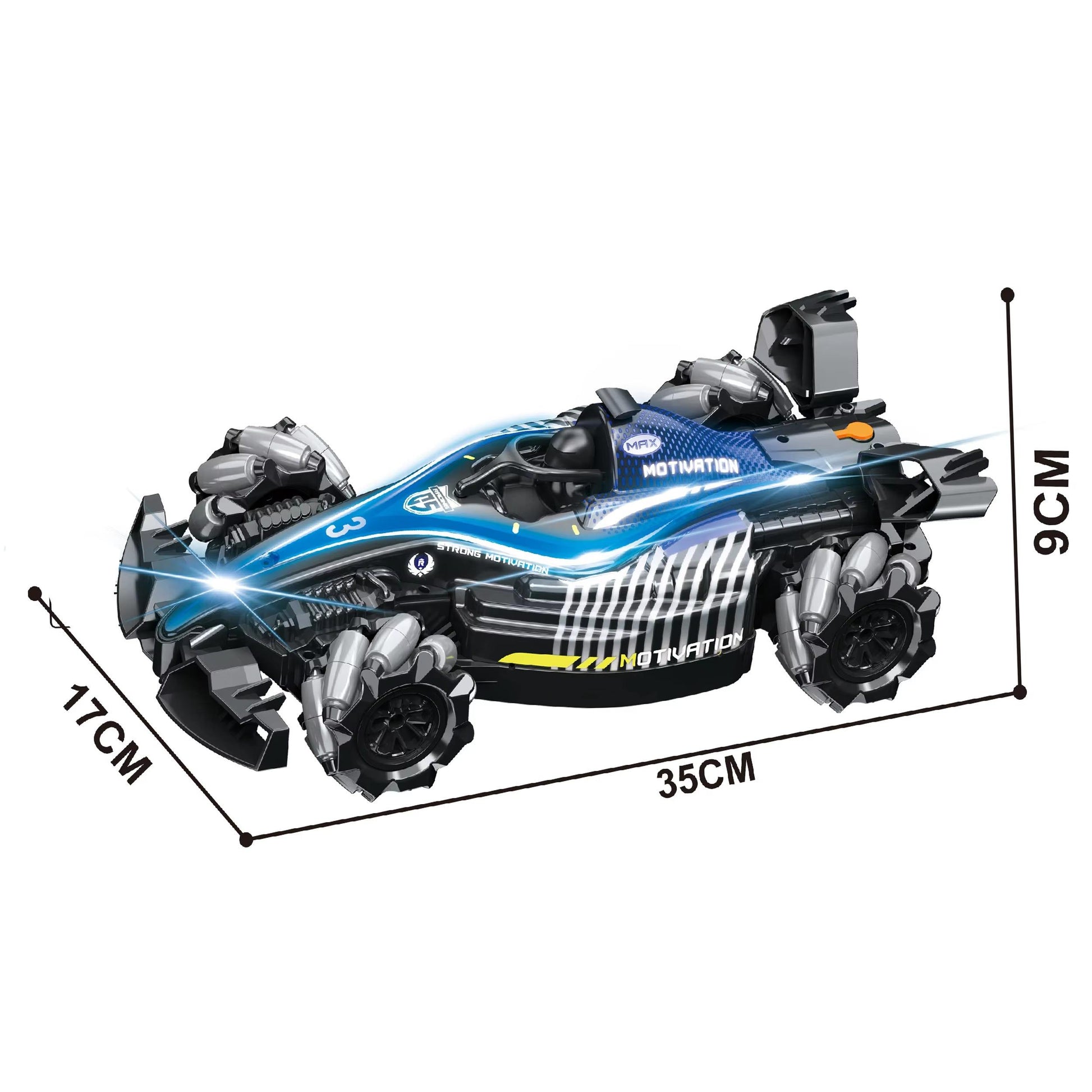 Remote Control & Hand Gesture Stunt Car | Smoke Spray Racers Drift Pro RC Car