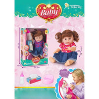30cm Doll With 6 Different Sound Effects & Accessories | Doll Toy For Kids 