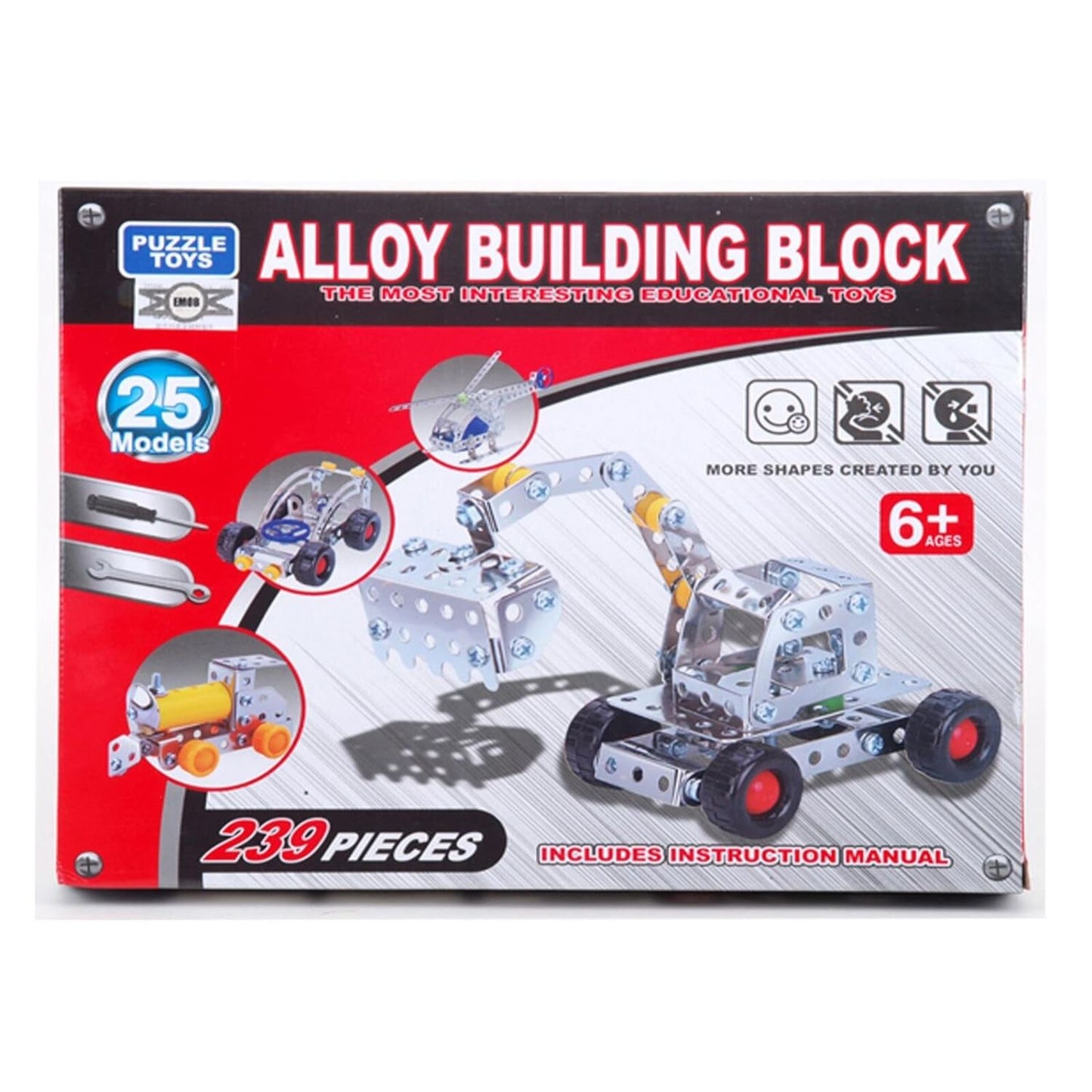 Alloy Building Block 239 Pcs | Puzzle Toys For Kids