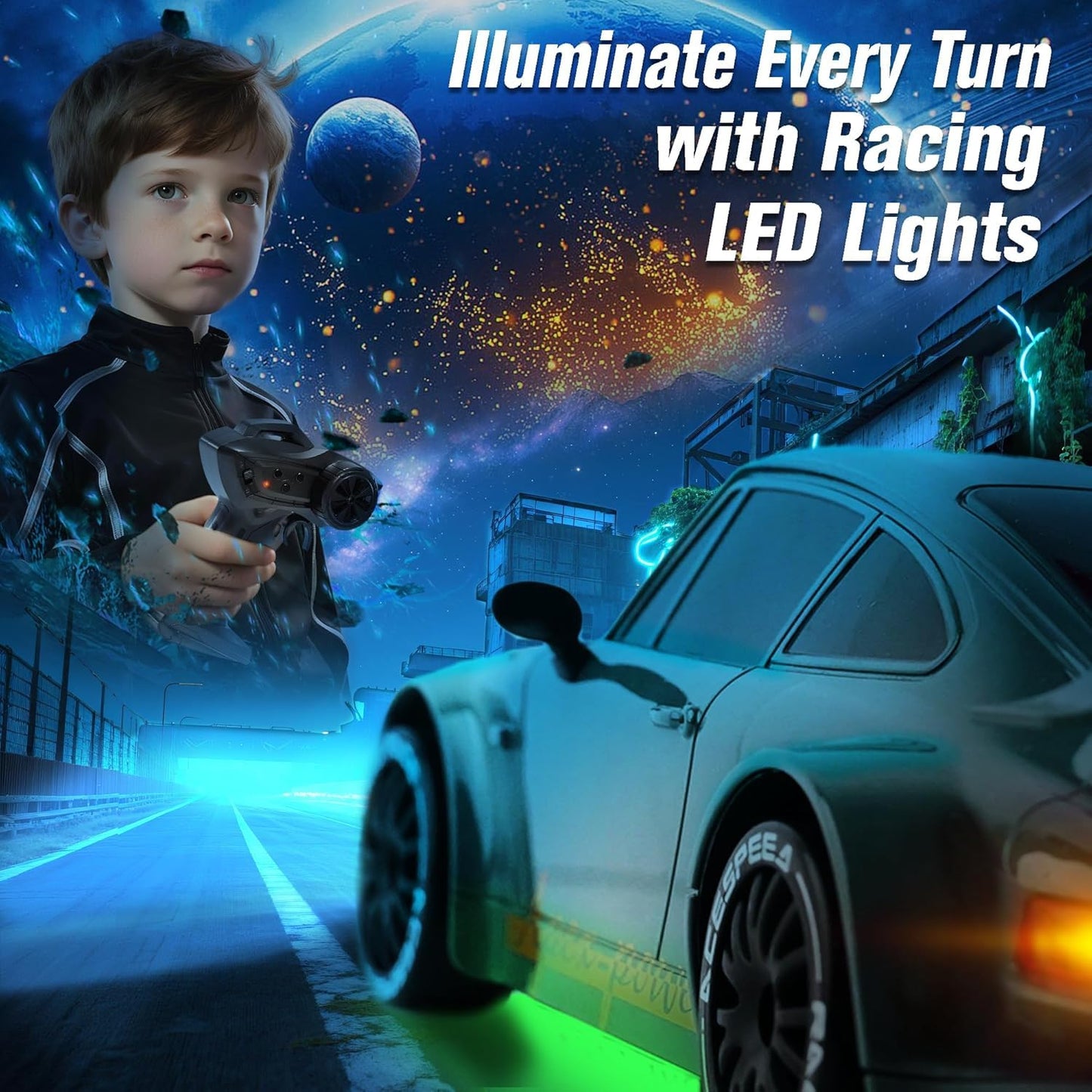 4WD Porsche RC Car | Mini Drifting Remote Control Racer