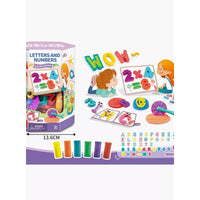 Letters & Numbers Playdough Set | Fun and Educational Play for Kids