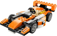 Decool 3-in-1 Sunset Speeder Building Block Set 