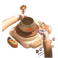 Pussy Cat Ceramic Machine Pottery Kit for Kids