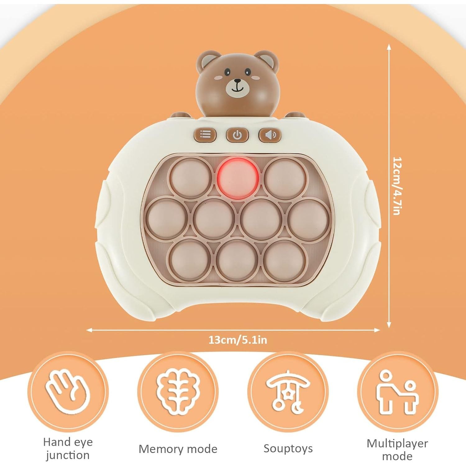 Popit Quick Push Game | Light Up Fidget Game For Kids