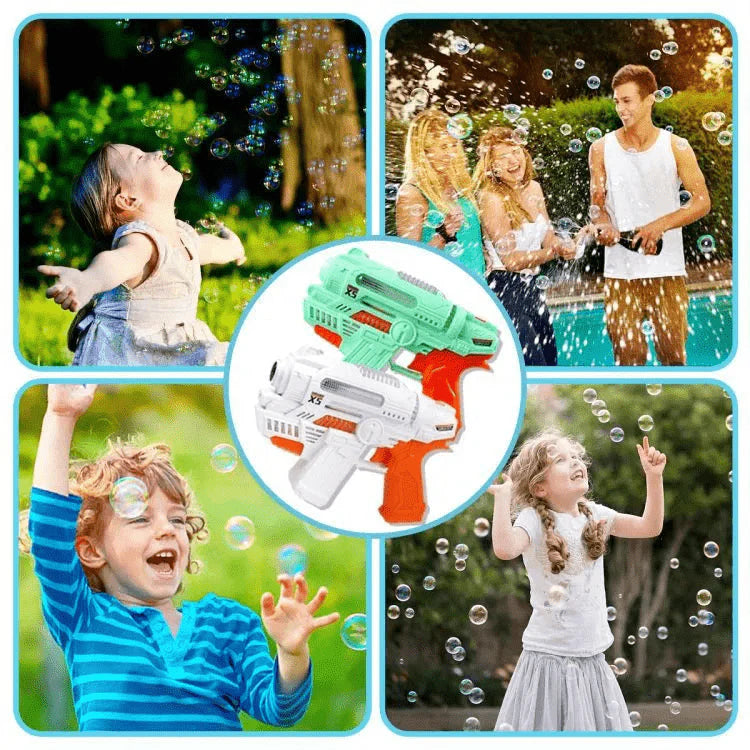  Automatic Bubble Gun with LED Lights & Music