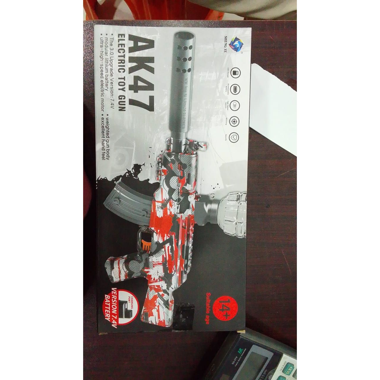 Ak-47 Gel Blaster Gun | Soft Water Bullet Gun With Silencer