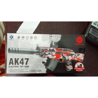 Ak-47 Gel Blaster Gun | Soft Water Bullet Gun With Silencer