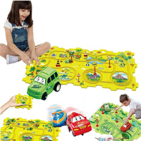 Rail Car Track Puzzle | 25 Pcs Rail Car Track | Design Your Own Track