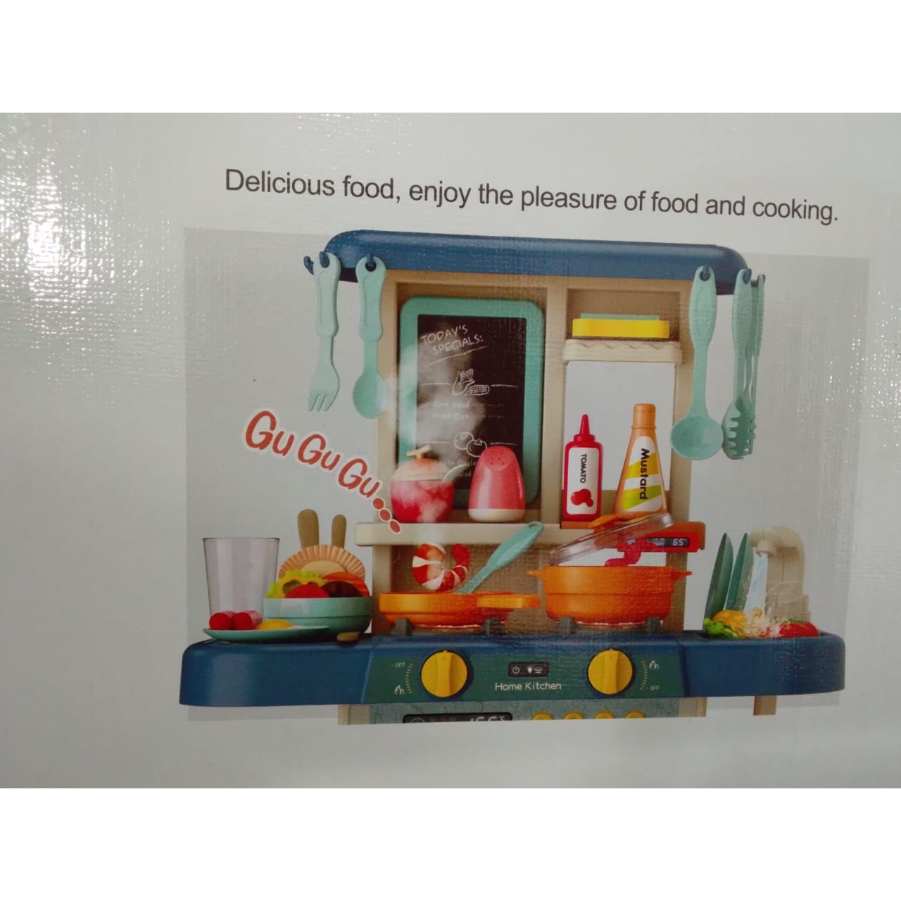 55 Pcs Kitchen Set | BeibeGood Spraying Kitchen Playset