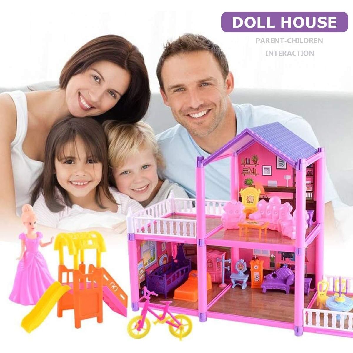 Dream Home Super Kids | Toy House With Princess Dolls 