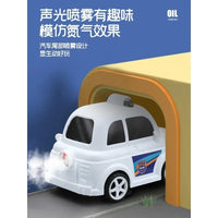 Simulated Gas Station Playset With Car for Kids