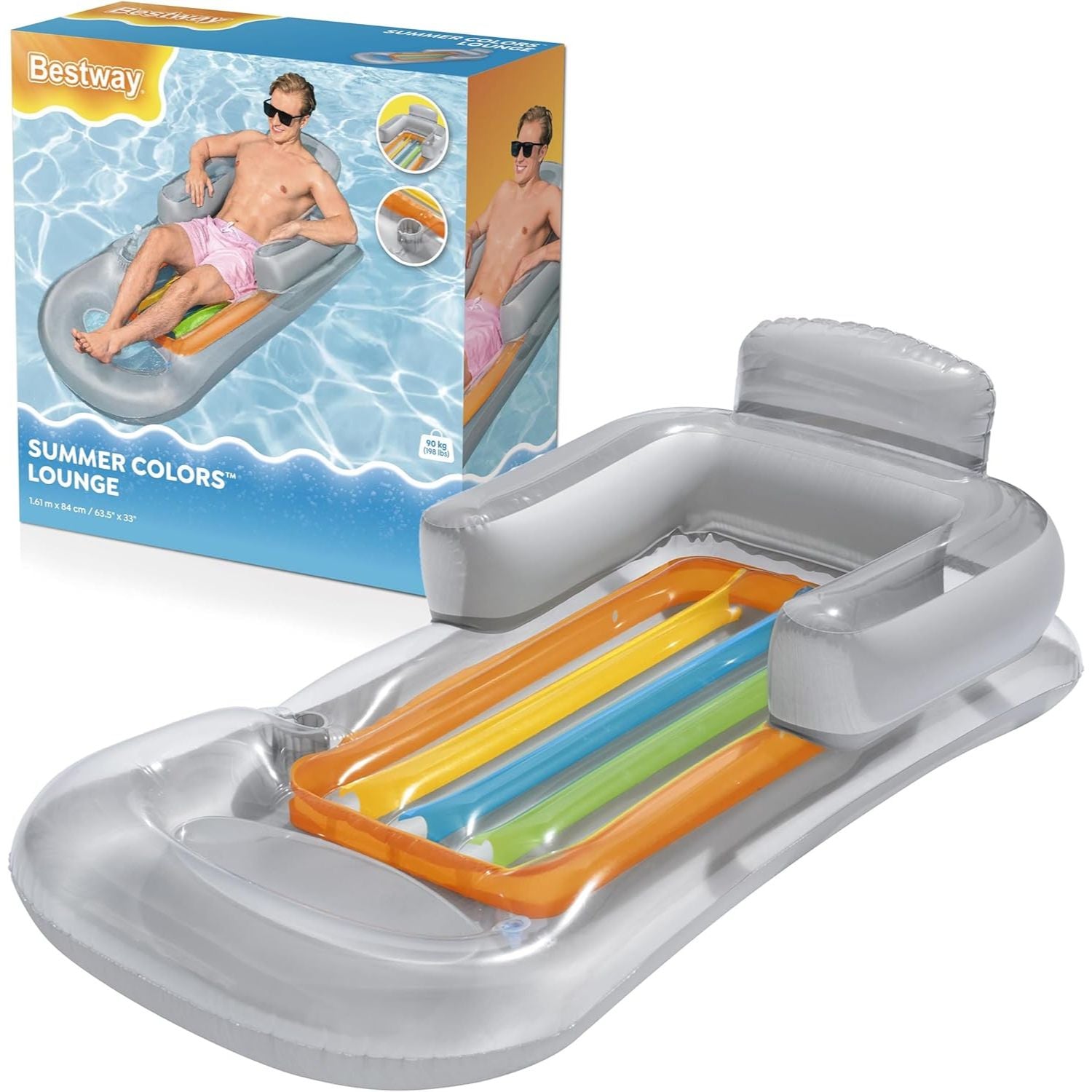 Bestway Inflatable Floating Chair | Pool & Lounge Chair – The Toy Factory