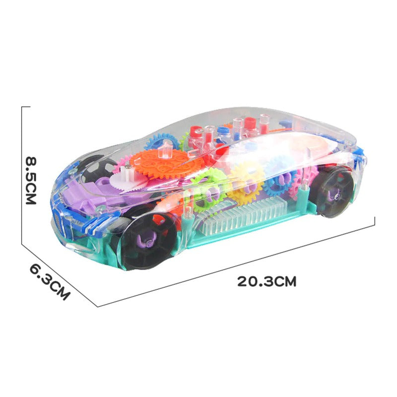 Concept Gear Car | Concept Racing Educational Transparent For Kids