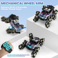 8WD RC Drift-n-Flip Car with Spray & LED Lights