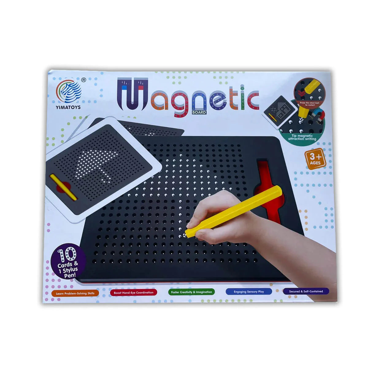 Magnetic Creative Drawing Board | Montessori Pin Art Board For Pixel Art