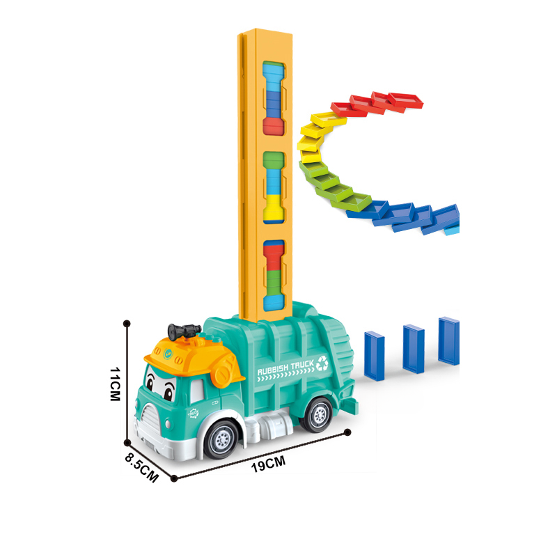 Domino Engineering 80 Pcs With Toy Truck | Domino Engineering Toy