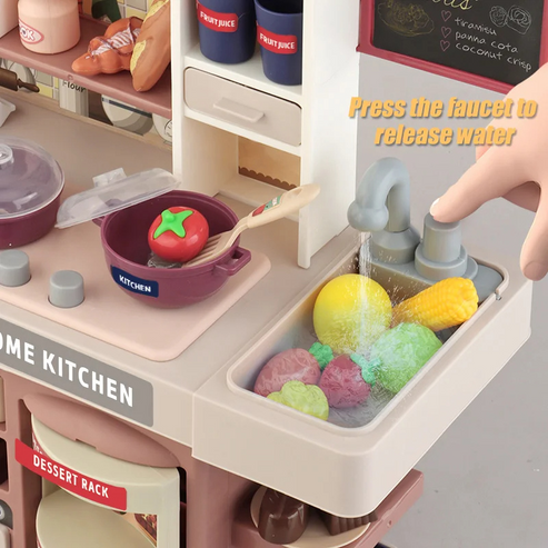 DIY Dream Home Kitchen Play Set With 33+ Accessories