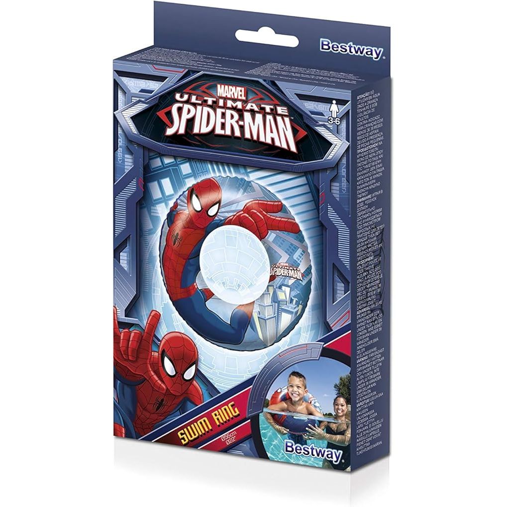 Bestway Inflatable Spiderman Themed Swimming Ring