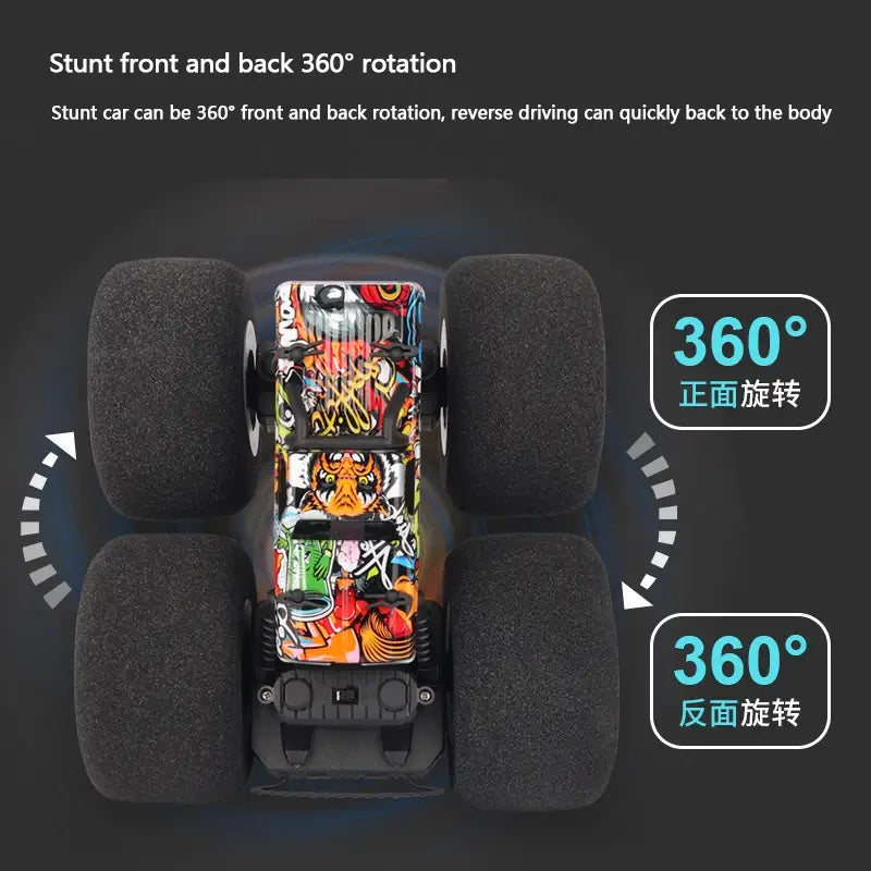 Remote Control Monster Truck | Big Sponge Tyre Drift RC Car