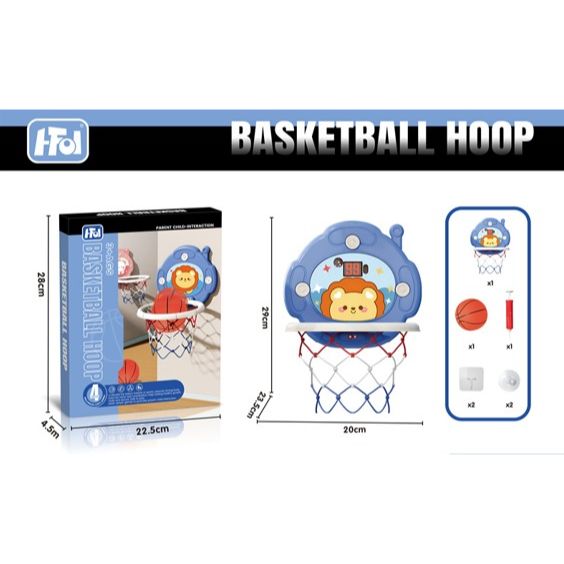 Portable Indoor Mini Basketball hoop Toy With Accessories for Kids