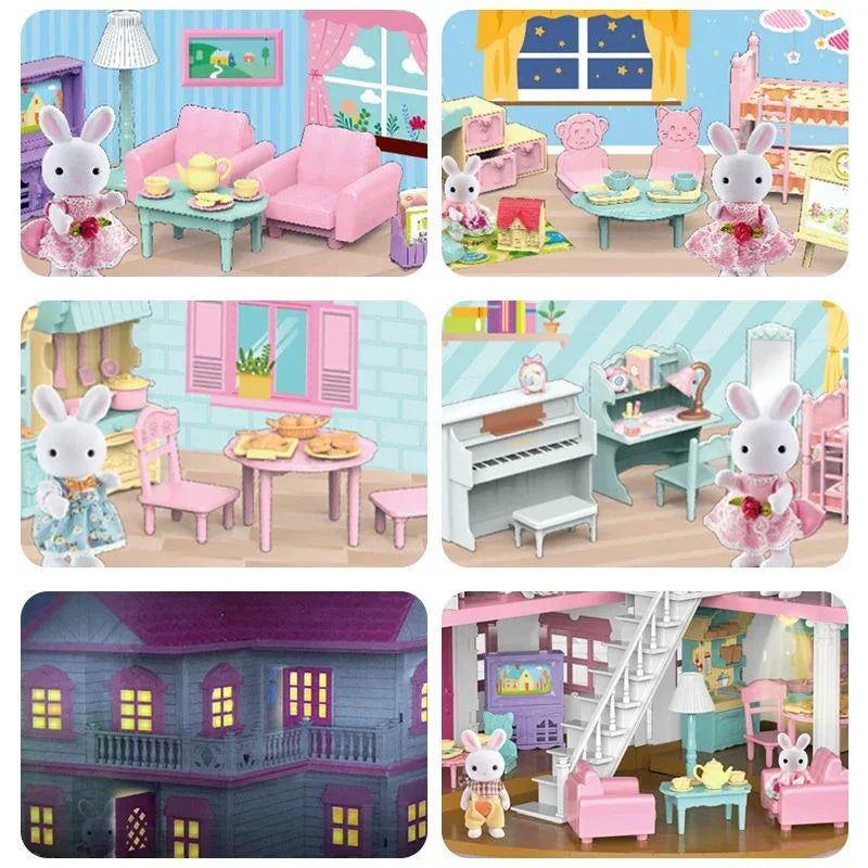 Luxury Villa Doll House | Sender Family DIY Playset