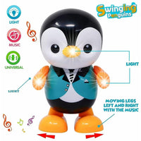 Swinging Penguin & Bear | Walking Animal Toy