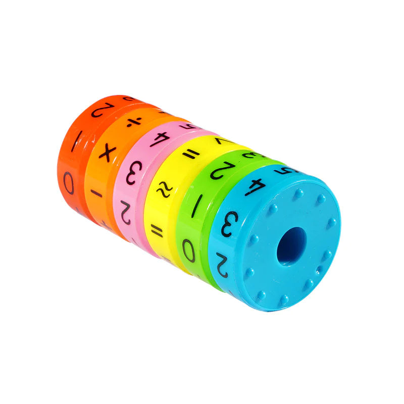 Intelligence Magnetic Arithmetic Learning Toy | Arithmetic Colorful Wheel