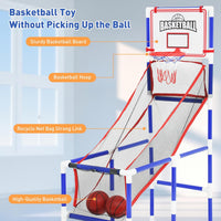 Topi Toys Basketball Set with 2 Hoops & Air Pump