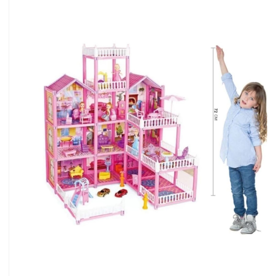 DIY Doll House | Lovely Home 257 Pcs DIY Assemble Game With Accessories
