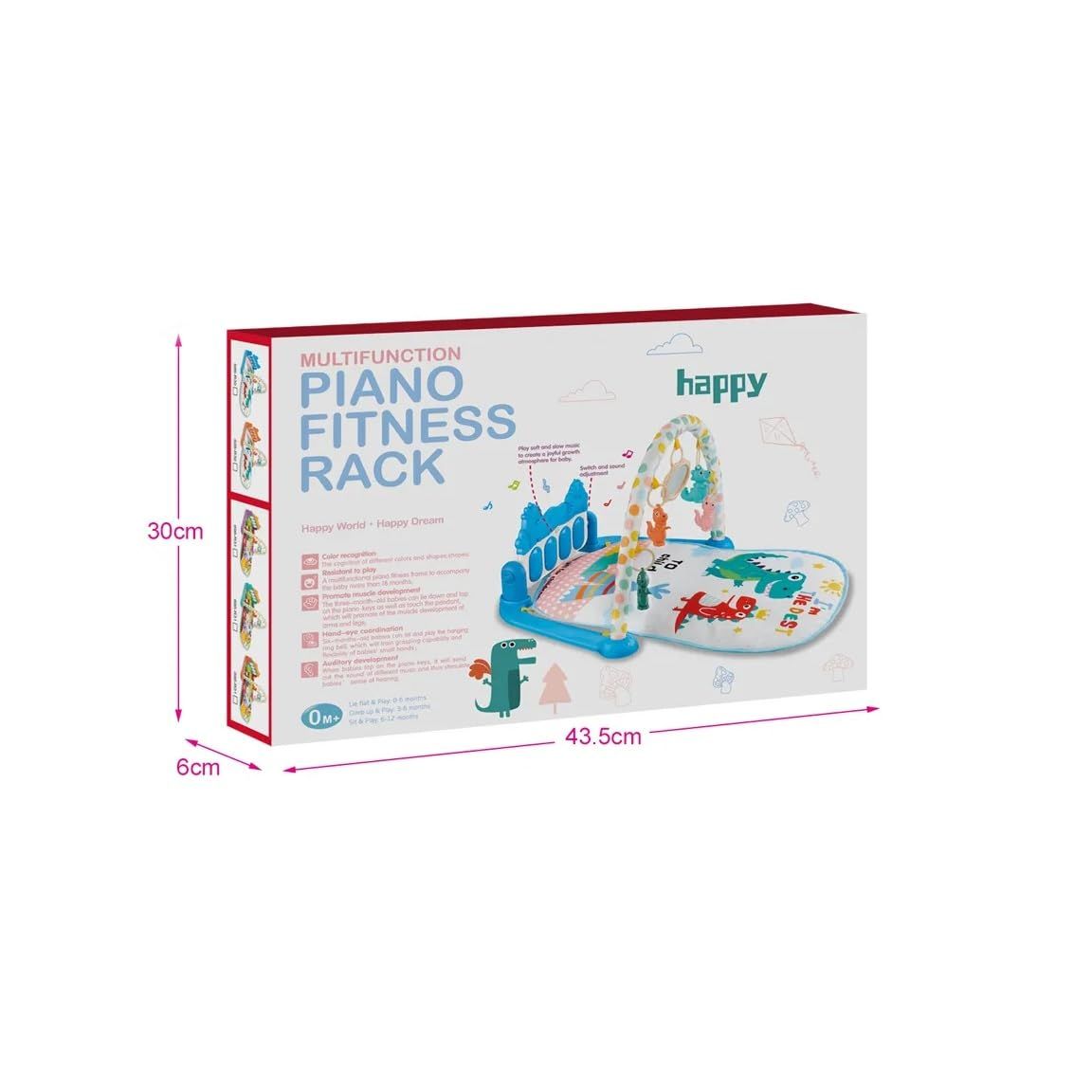 Piano Fitness Rack | Multifunctional Newborn Baby Play Gym Activity Mat